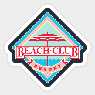 Beach Club Resort II Sticker